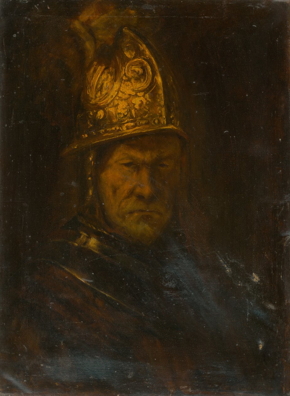 Muž se zlatou přilbou od Rembrandt van Rijn