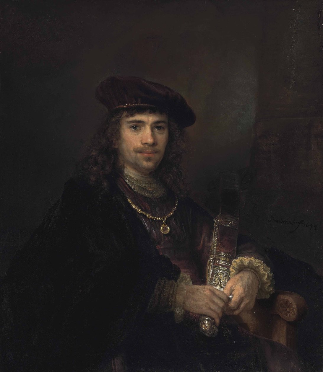 Muž s mečem od Rembrandt van Rijn