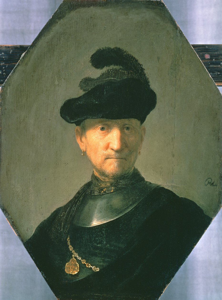 Starý válečník, 1629 od Rembrandt van Rijn