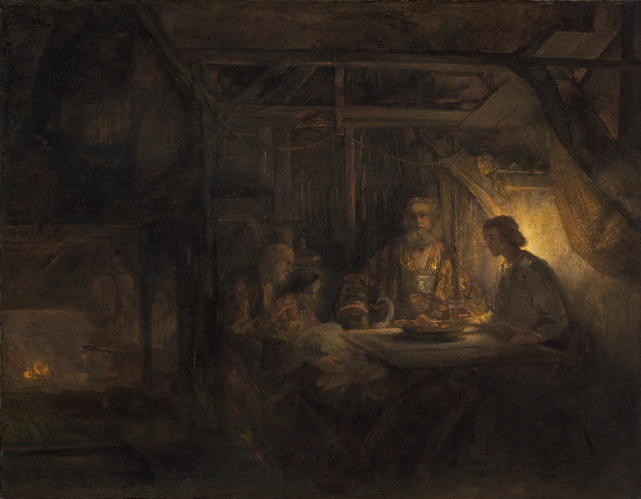 Philemon a Baucis od Rembrandt van Rijn