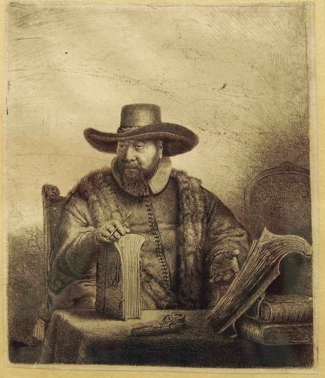Portrét Cornelis Claesz Anslo od Rembrandt van Rijn