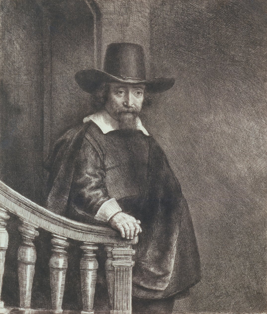 Portrét Ephraima Buena, lékaře od Rembrandt van Rijn