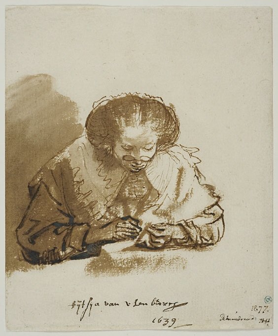 Portrét Titia van Uylenburgh od Rembrandt van Rijn