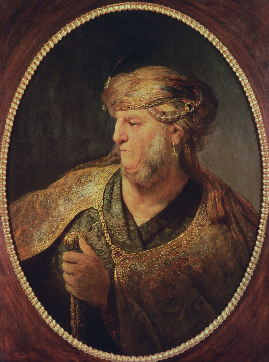Portrét muže v orientálním kostýmu, 1633 od Rembrandt van Rijn