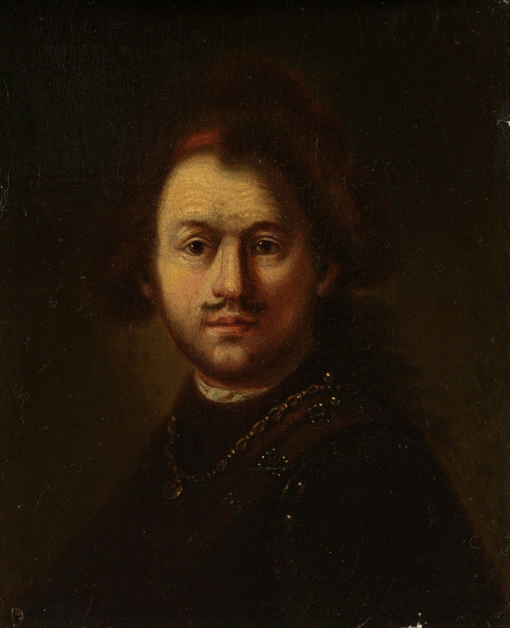 Portrét Rembrandta Harmensze. z Rýna od Rembrandt van Rijn