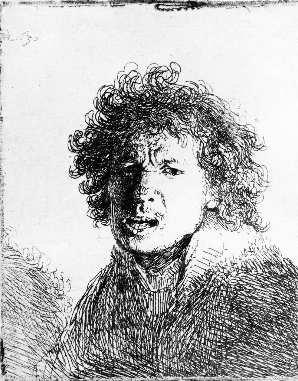 Autoportrét, 1630 od Rembrandt van Rijn