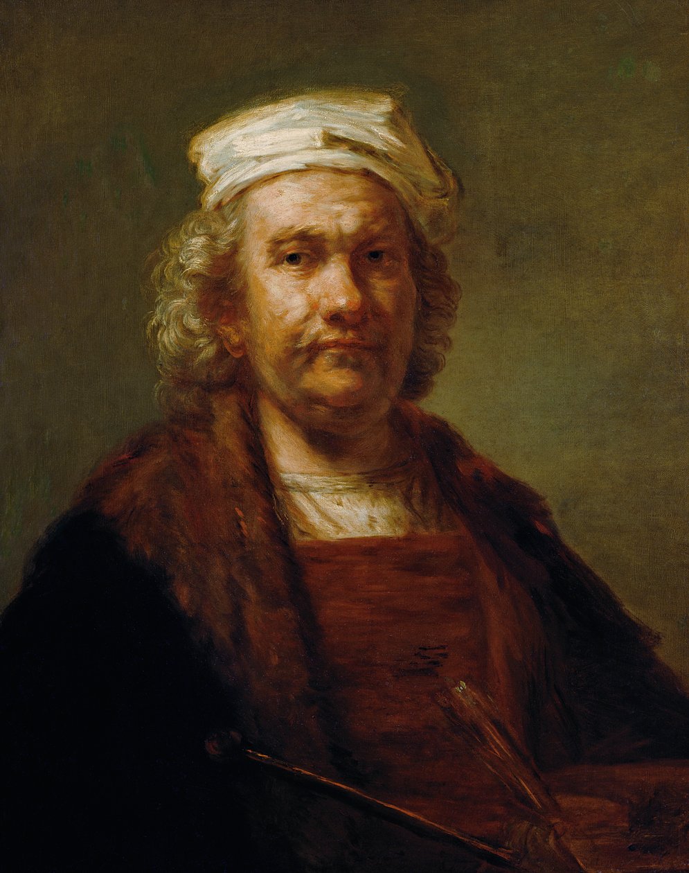 Autoportrét, cca 1660-63 od Rembrandt van Rijn