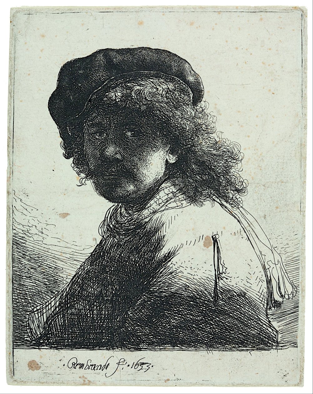 Autoportrét od Rembrandt van Rijn