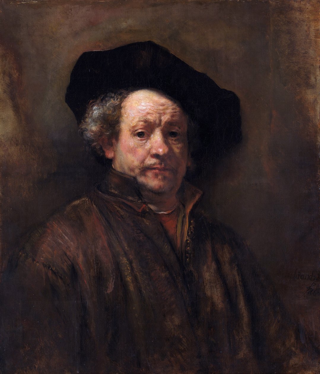 Autoportrét od Rembrandt van Rijn