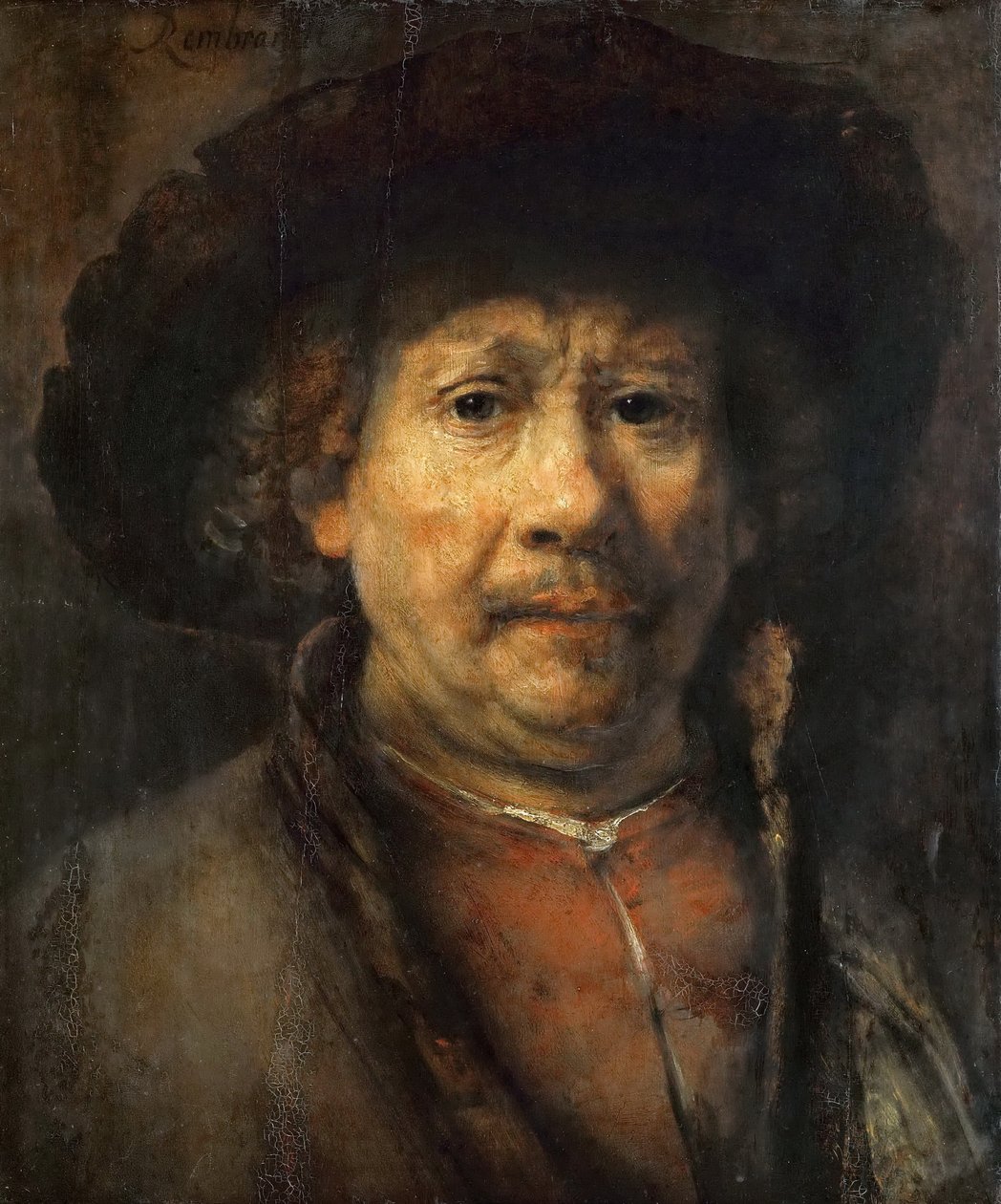 Autoportrét s Beretem od Rembrandt van Rijn