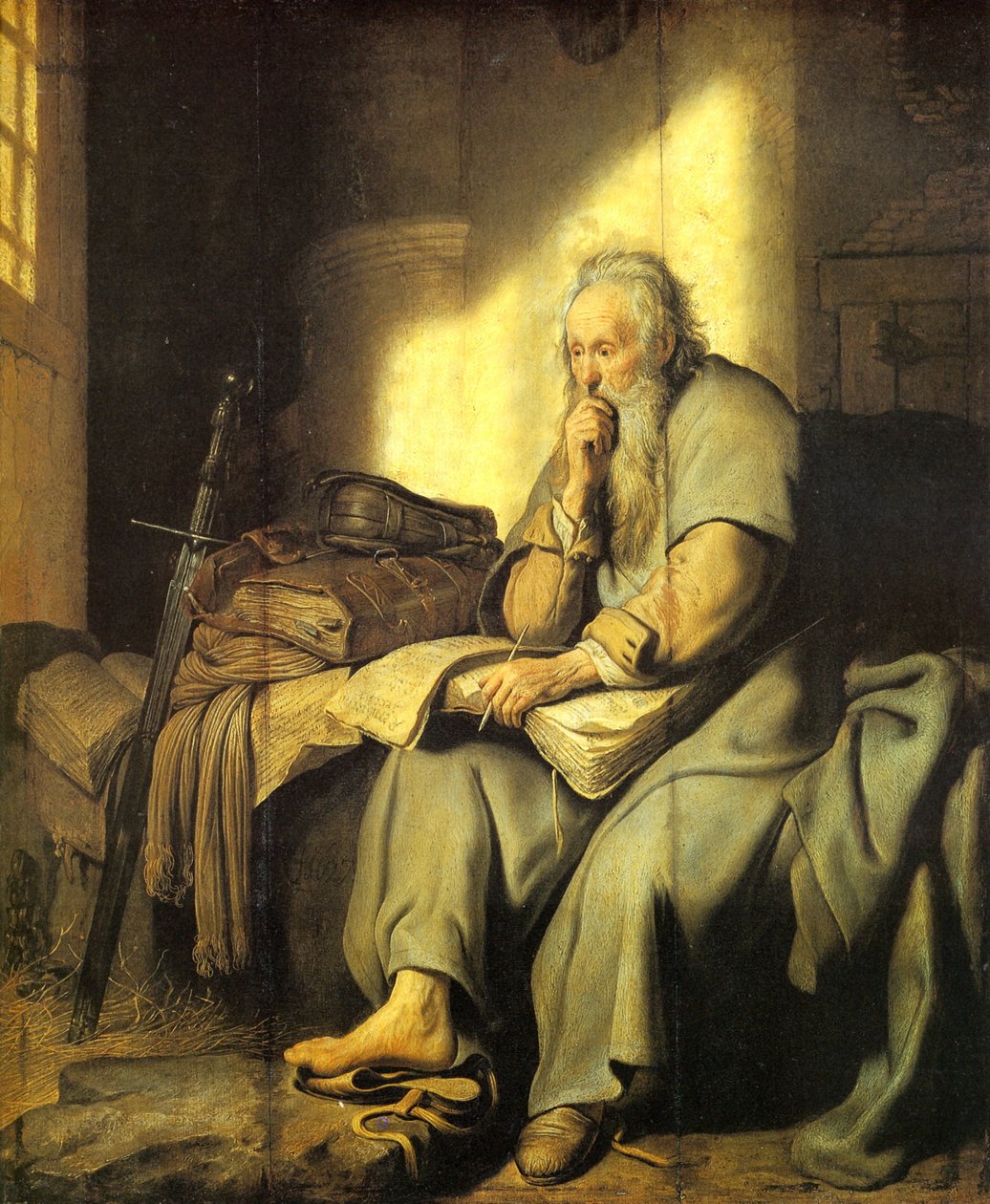 Svatý Pavel ve vězení od Rembrandt van Rijn