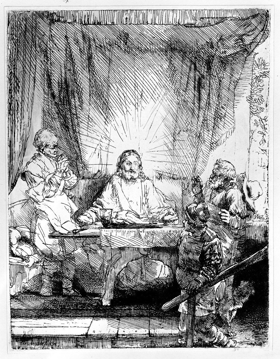 Večeře v Emauzích, 1654 od Rembrandt van Rijn