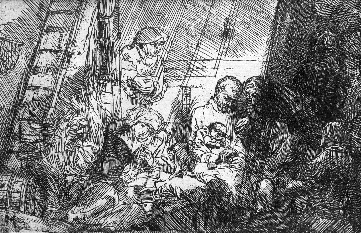Obřízka, 1654 od Rembrandt van Rijn
