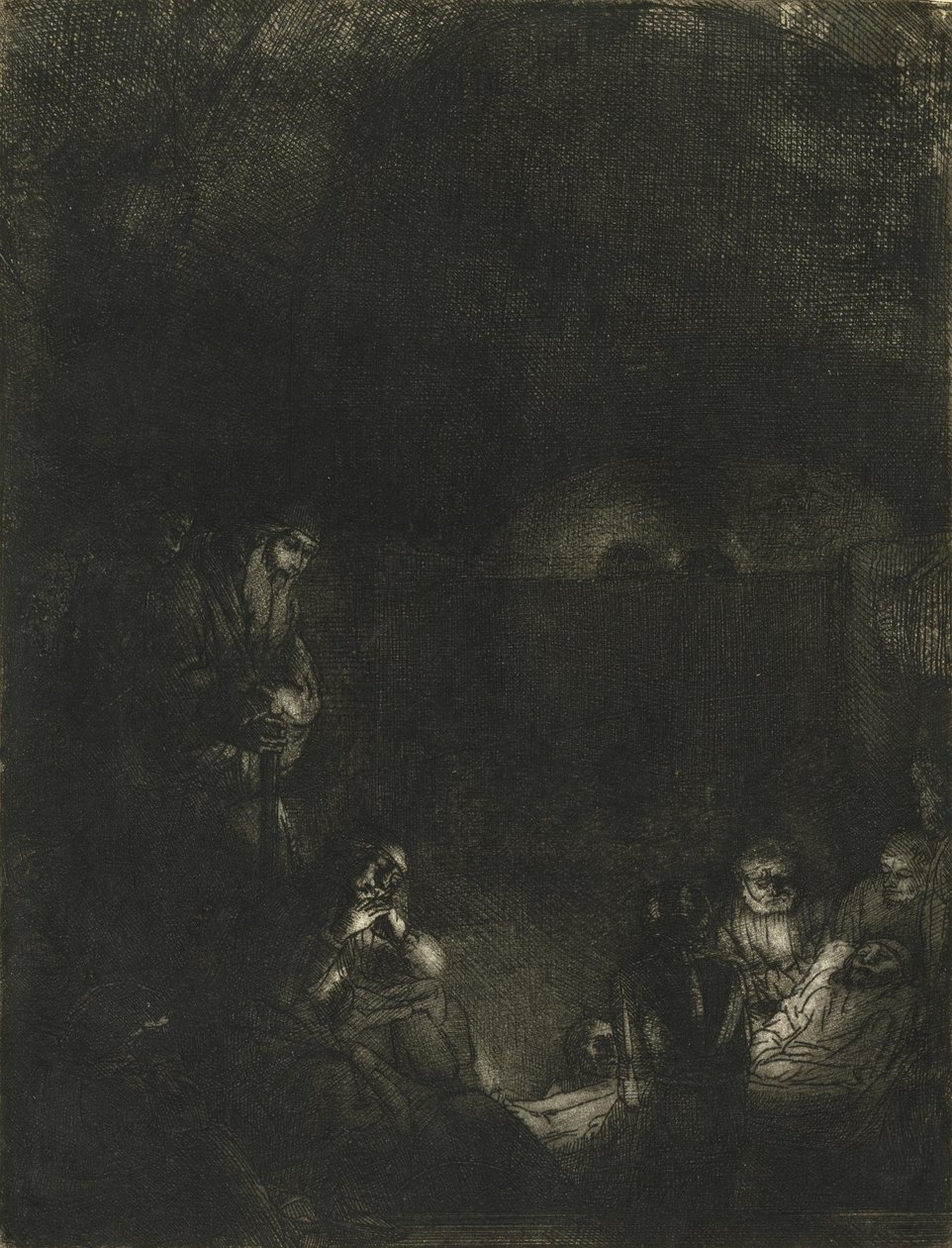 Pohřbení od Rembrandt van Rijn