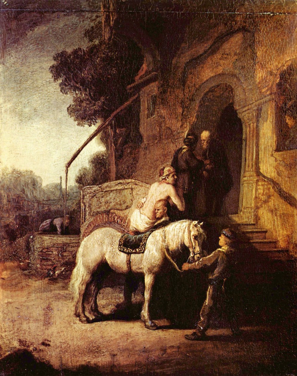 Dobrý Samaritán od Rembrandt van Rijn