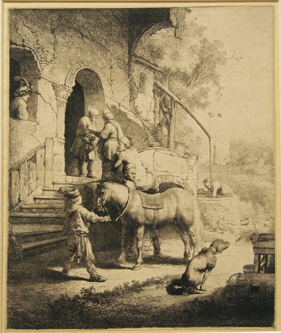 Dobrý Samaritán od Rembrandt van Rijn