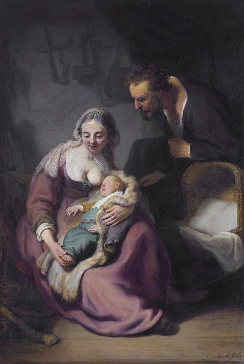 Svatá rodina od Rembrandt van Rijn