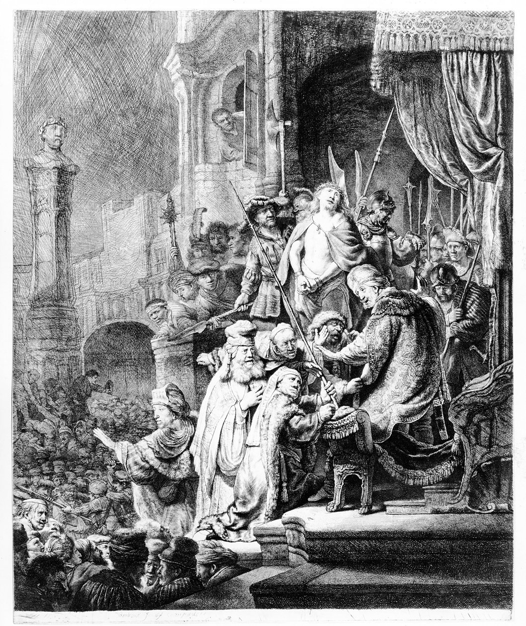 Soud Kristův, kolem roku 1636 od Rembrandt van Rijn