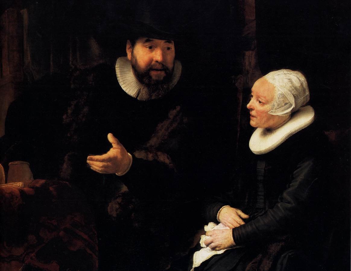 Mennonitský ministr Cornelis Claesz od Rembrandt van Rijn