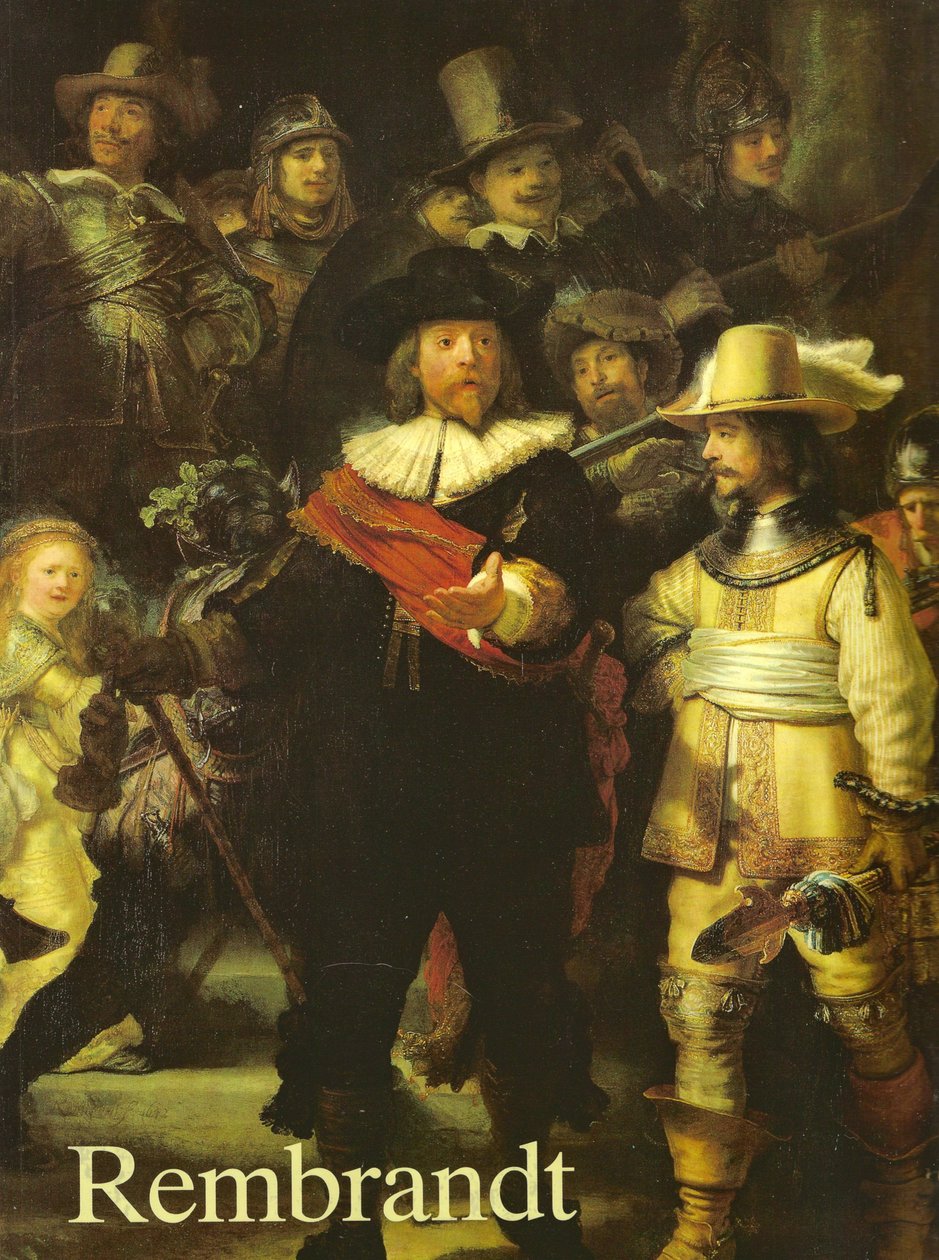 Noční hlídka, detail od Rembrandt van Rijn