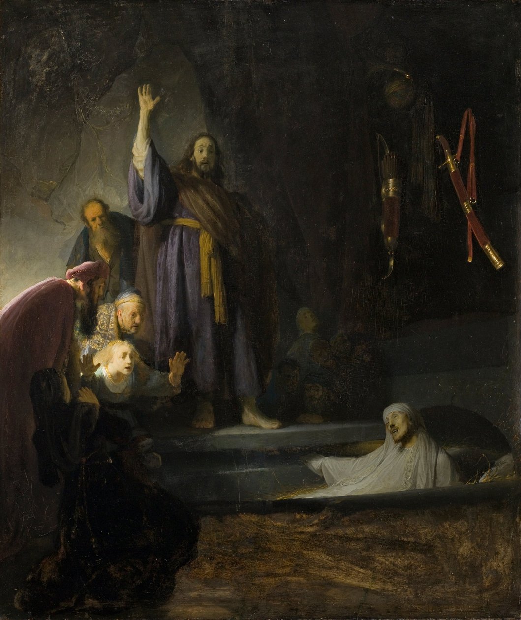 Vzkříšení Lazara od Rembrandt van Rijn