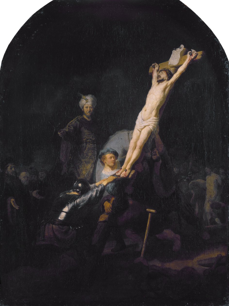 Vyzdvižení kříže od Rembrandt van Rijn