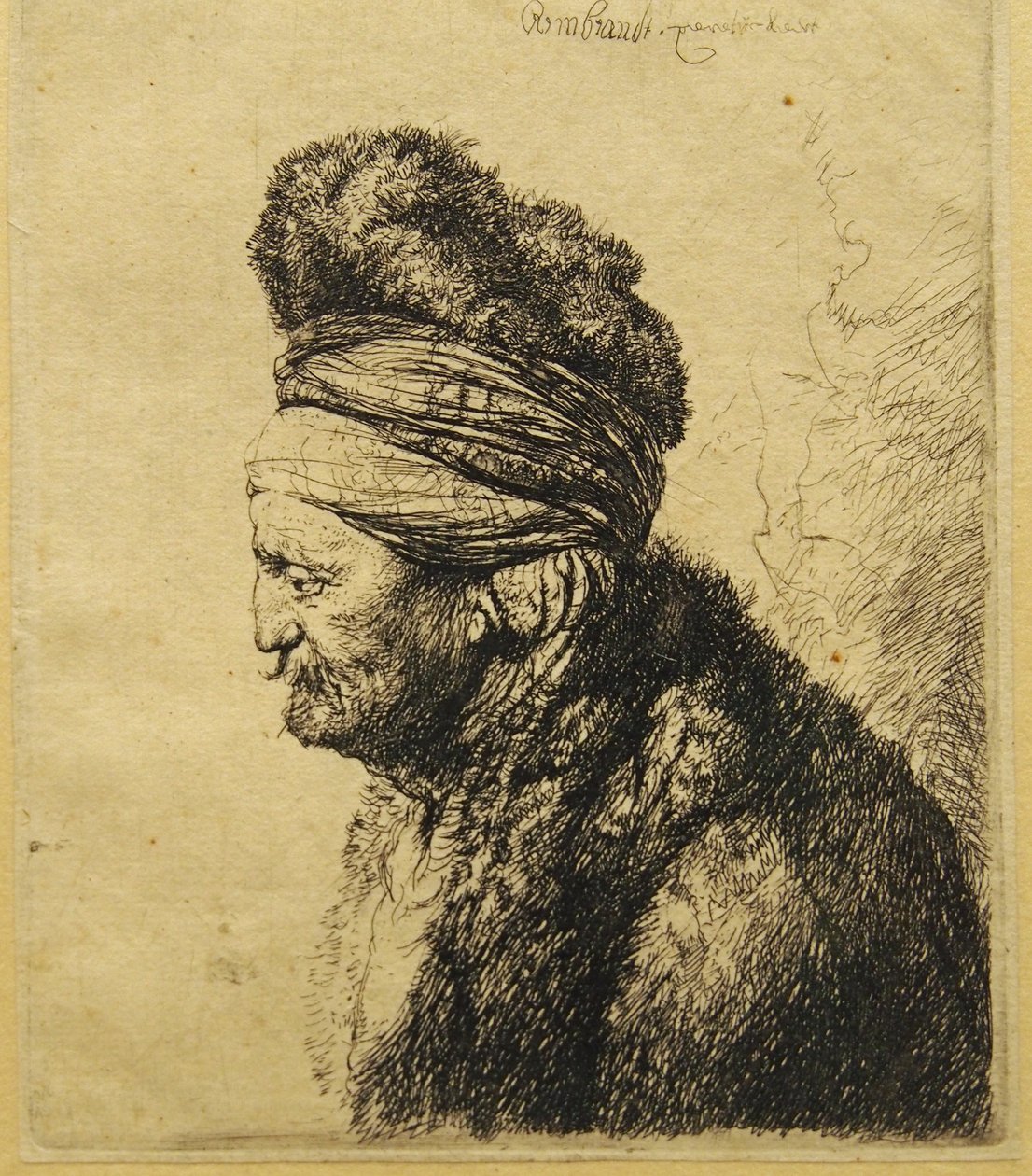 Druhá orientální hlava od Rembrandt van Rijn