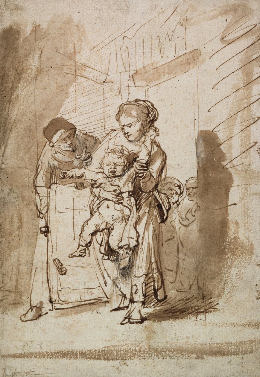 Neposlušné dítě od Rembrandt van Rijn