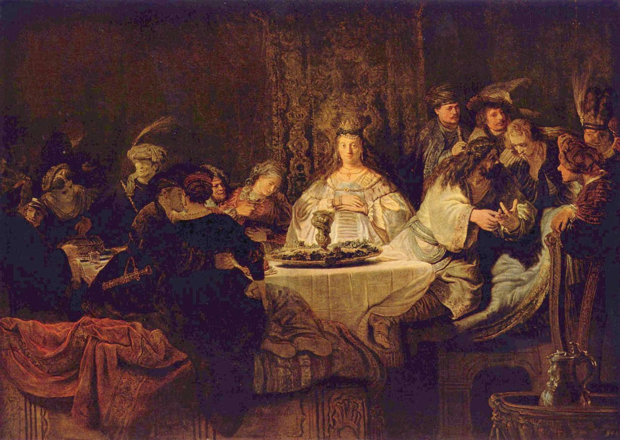 Svatba Samsona od Rembrandt van Rijn