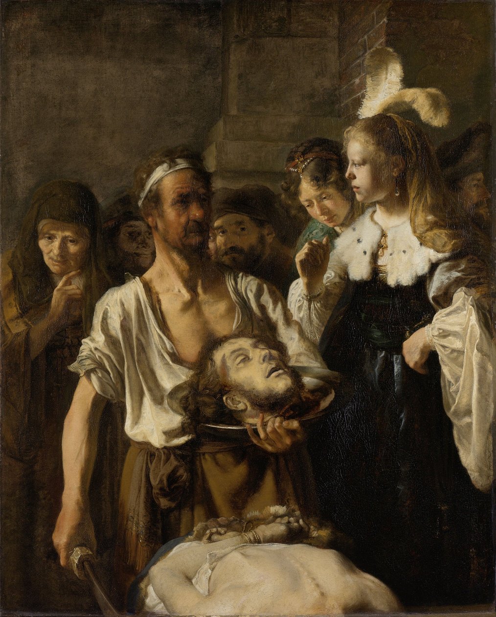 Stětí Jana Křtitele od Rembrandt van Rijn