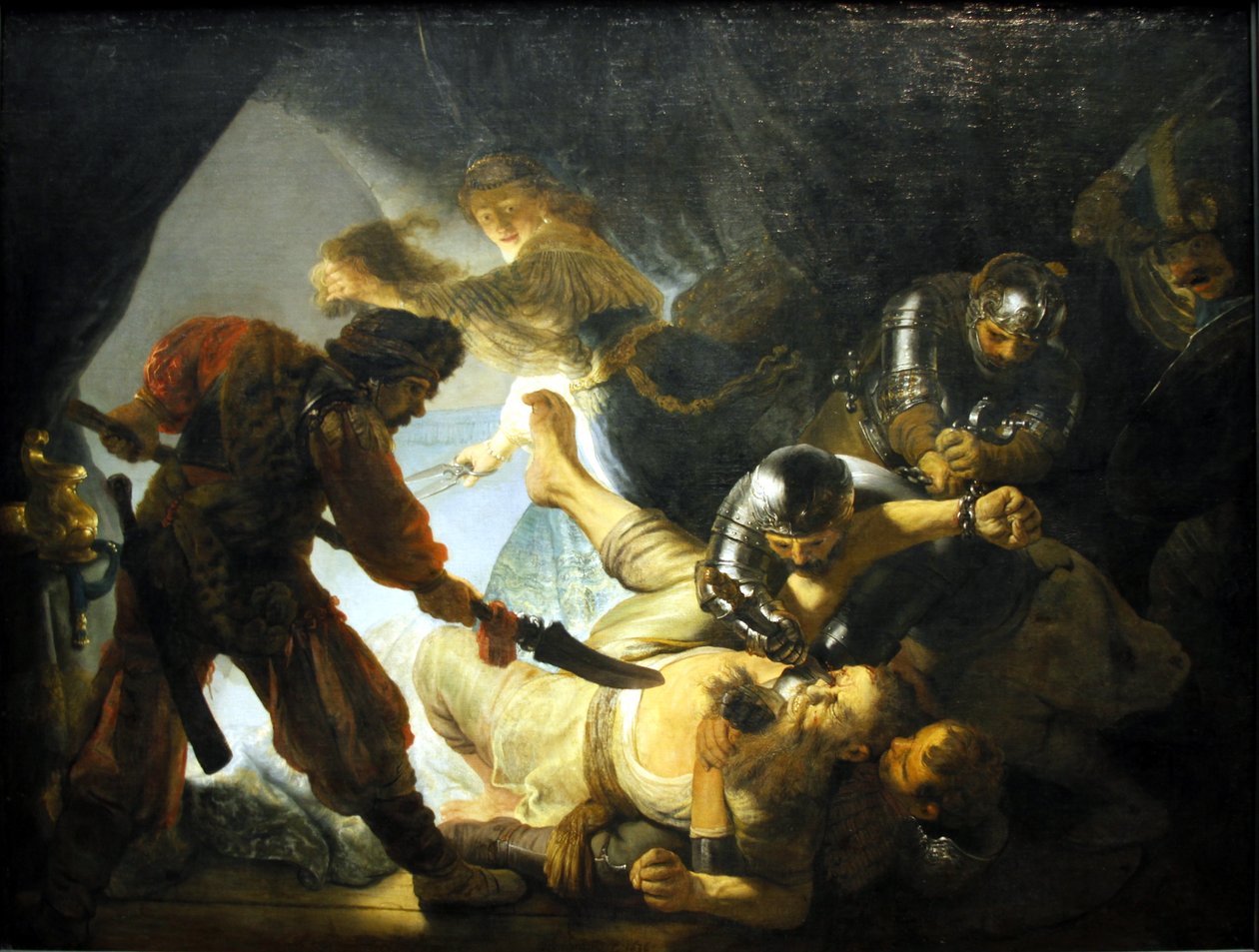 Samsonovo oslepení od Rembrandt