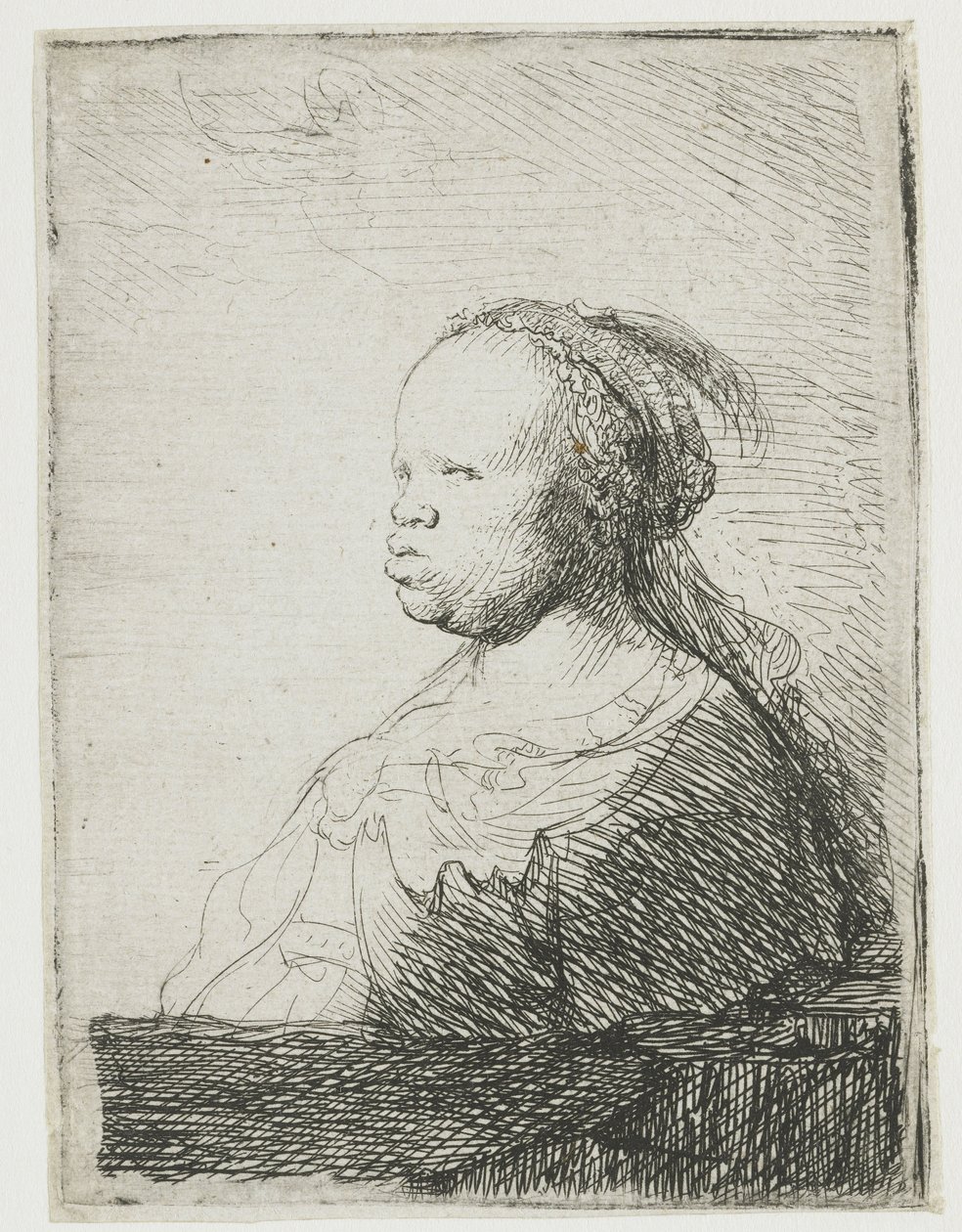 Africká žena, 1628-32 od Rembrandt van Rijn