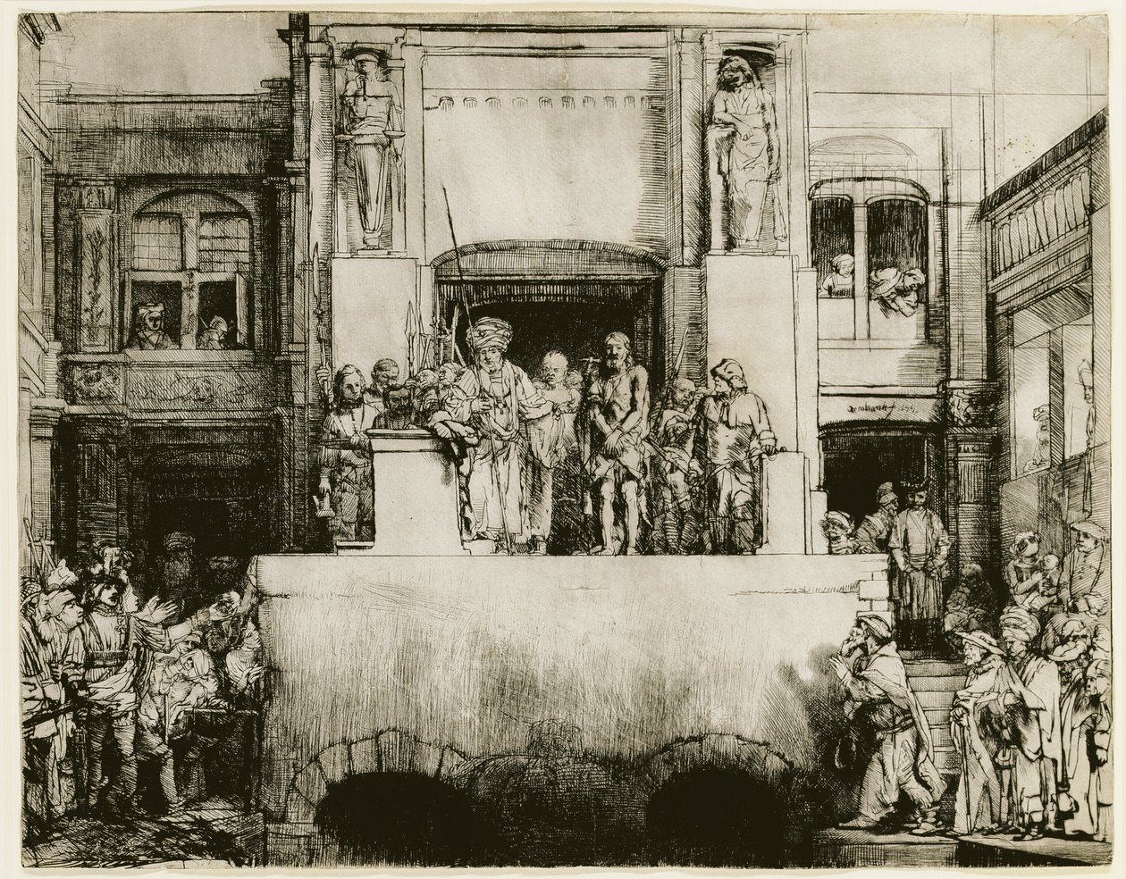Kristus představený lidu od Rembrandt van Rijn