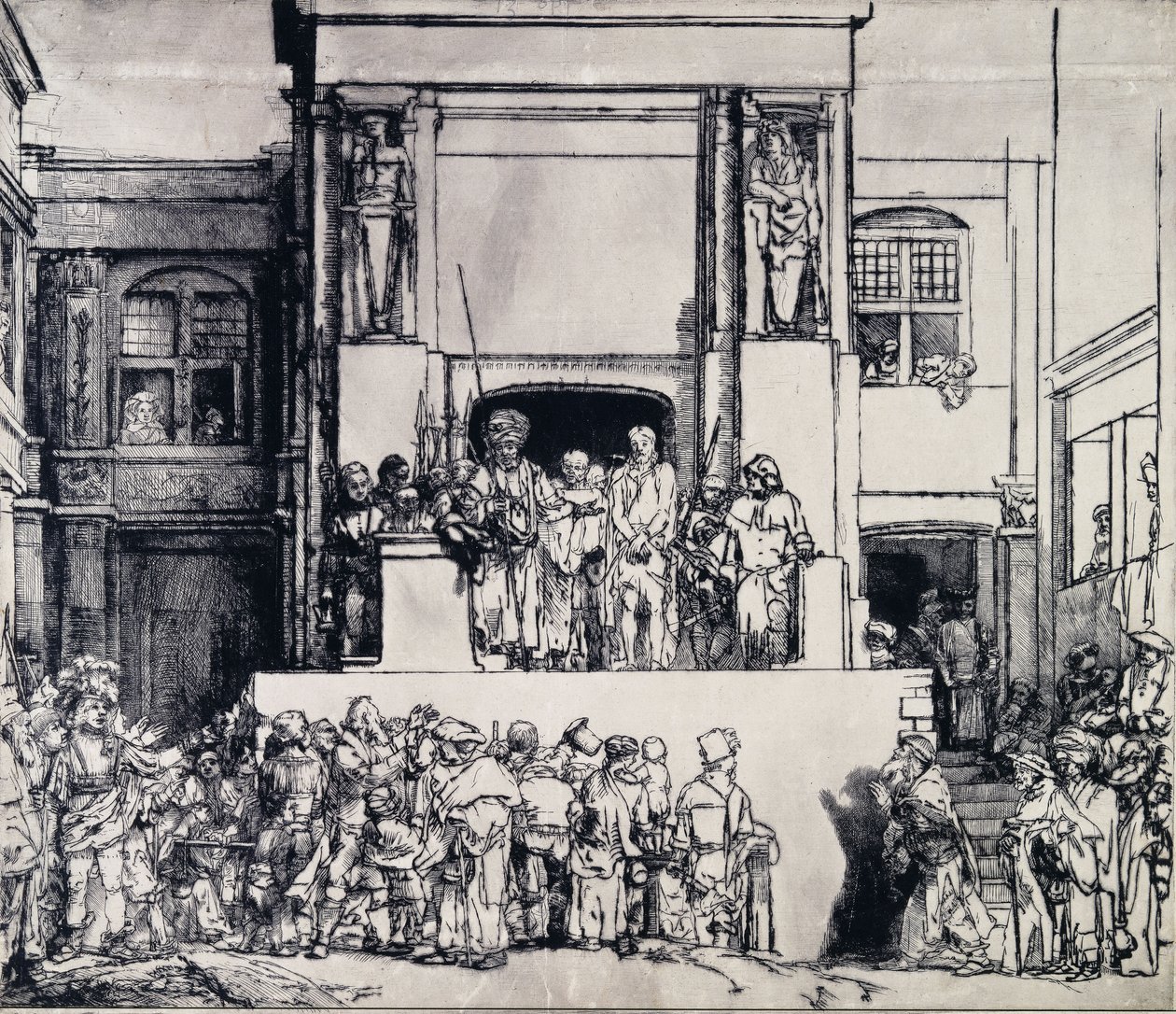Kristus představen lidu, 1655 od Rembrandt van Rijn