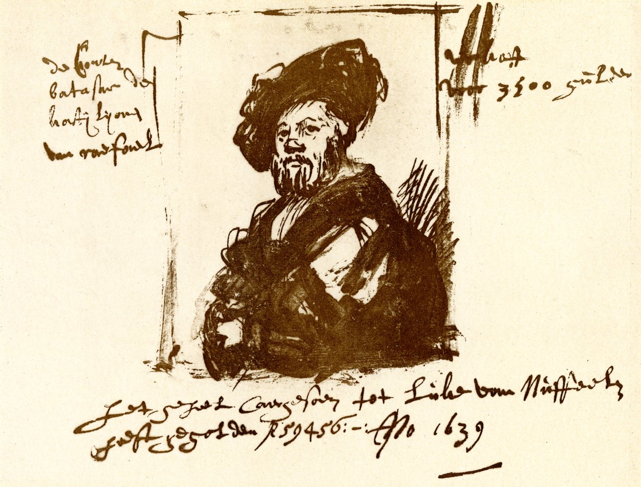 hrabě Balthasar Castiglione od Rembrandt van Rijn