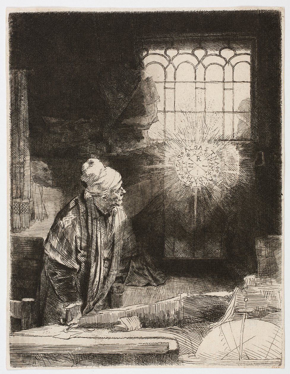 Doktor Faustus od Rembrandt Harmensz. van Rijn