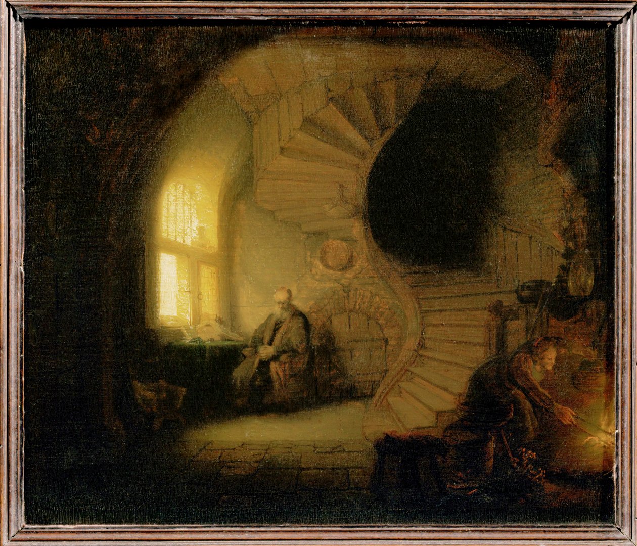 Meditující filozof ... od Rembrandt Harmensz. van Rijn