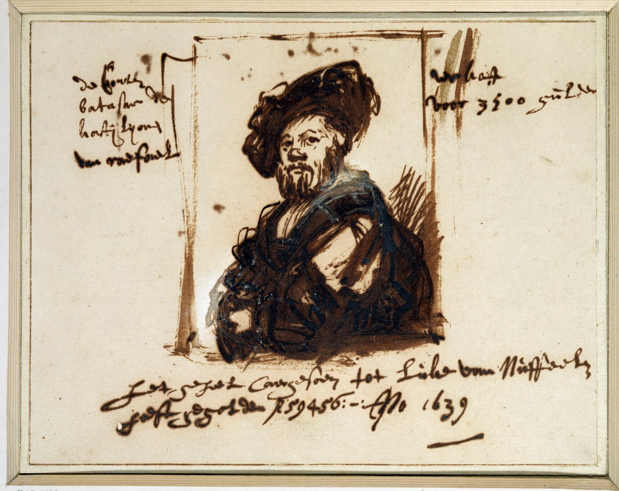 Portrét Baldassare Castiglione od Rembrandt van Rijn