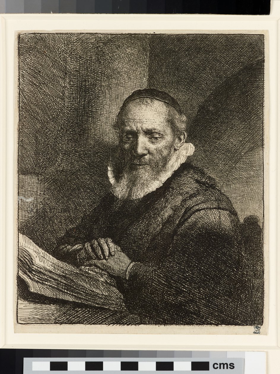 Portrét Jana Cornelise Sylvia, kazatele od Rembrandt van Rijn