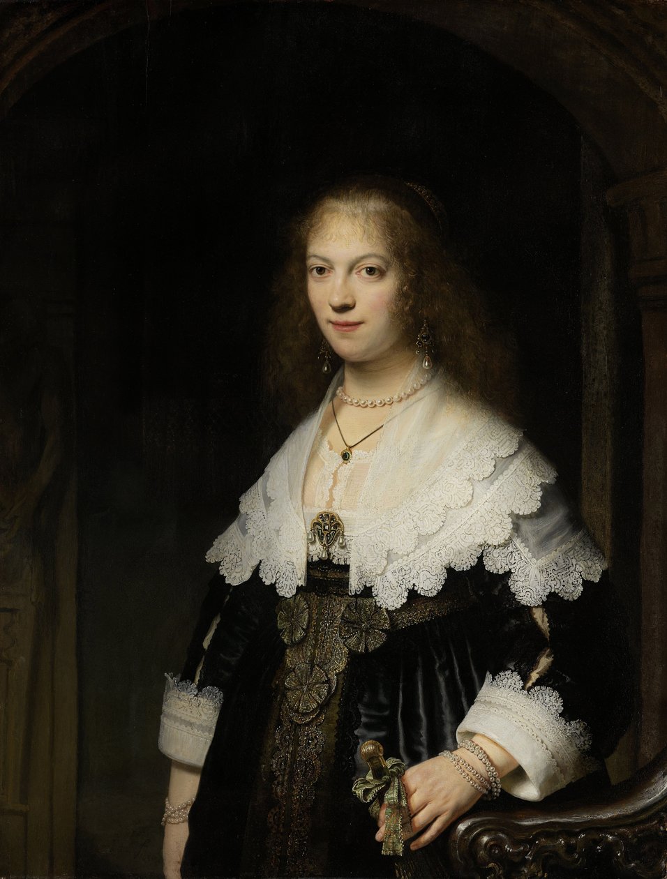 Portrét ženy, možná Maria Trip od Rembrandt van Rijn