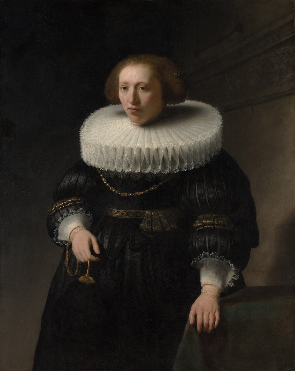 Portrét ženy, pravděpodobně členky rodiny Van Beresteyn od Rembrandt van Rijn