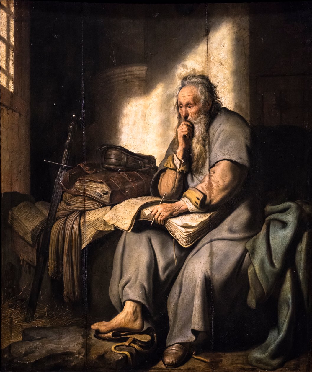 Svatý Pavel ve vězení od Rembrandt Harmensz. van Rijn