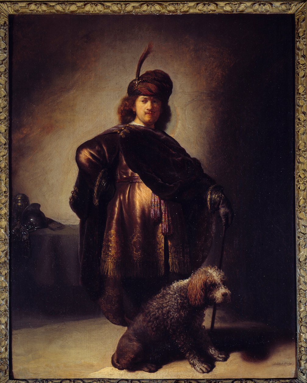Autoportrét v orientálním kostýmu od Rembrandt van Rijn