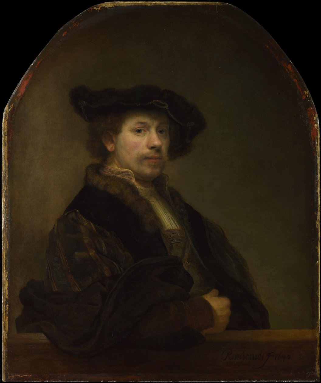 Autoportrét ve věku 34 let od Rembrandt van Rijn
