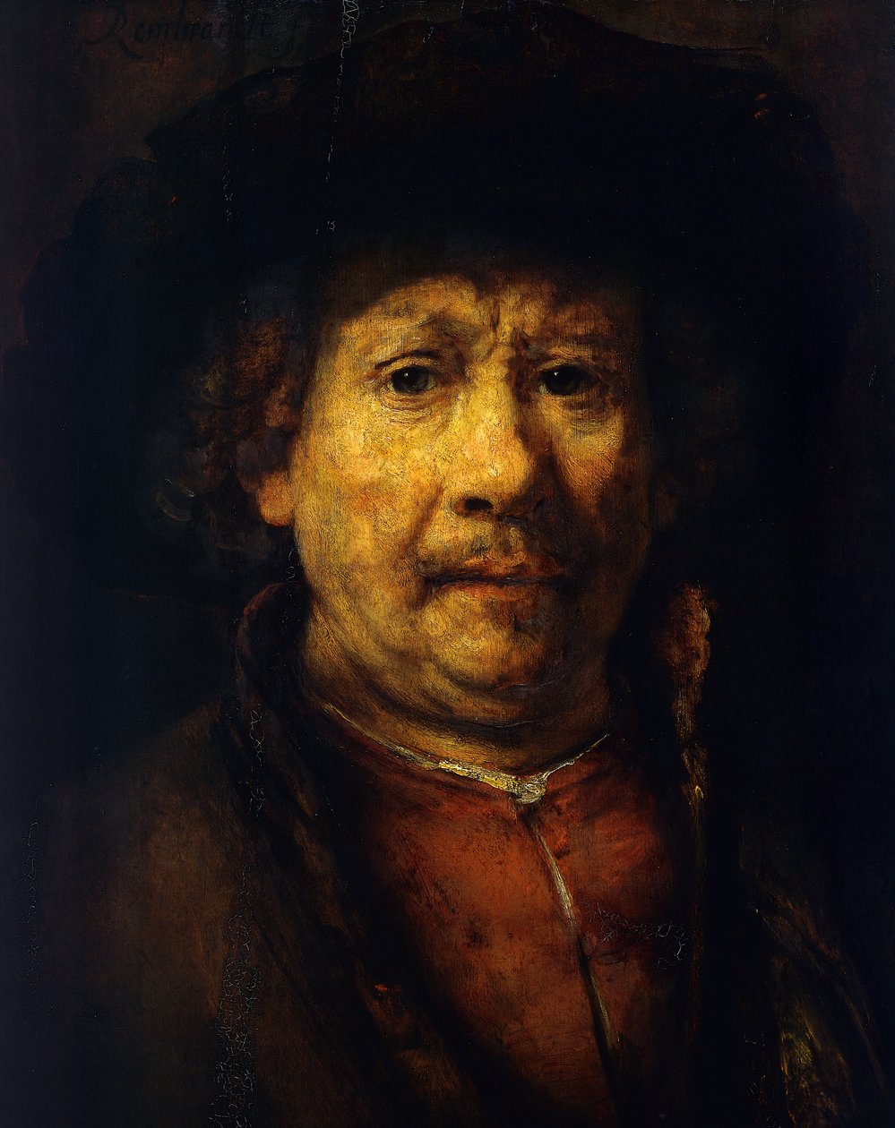 Autoportrét od Rembrandt Harmensz. van Rijn