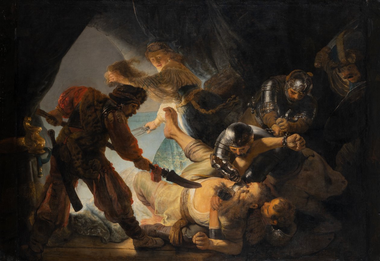 Simsonin sokaiseminen od Rembrandt Harmensz. van Rijn
