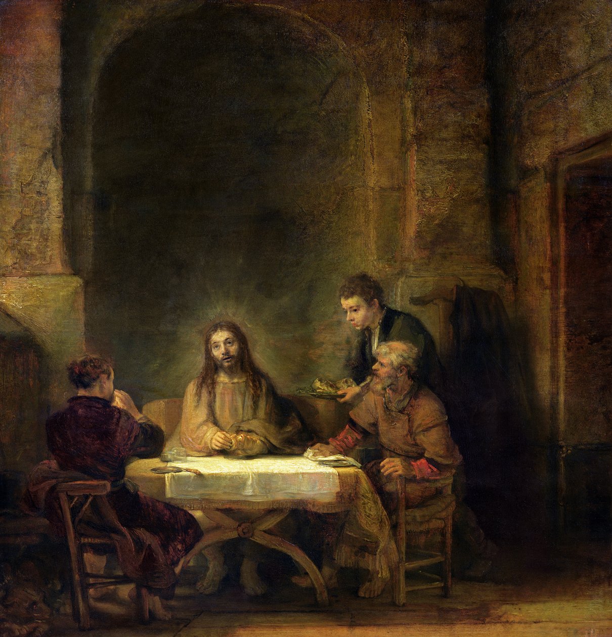 Večeře v Emauzích od Rembrandt van Rijn