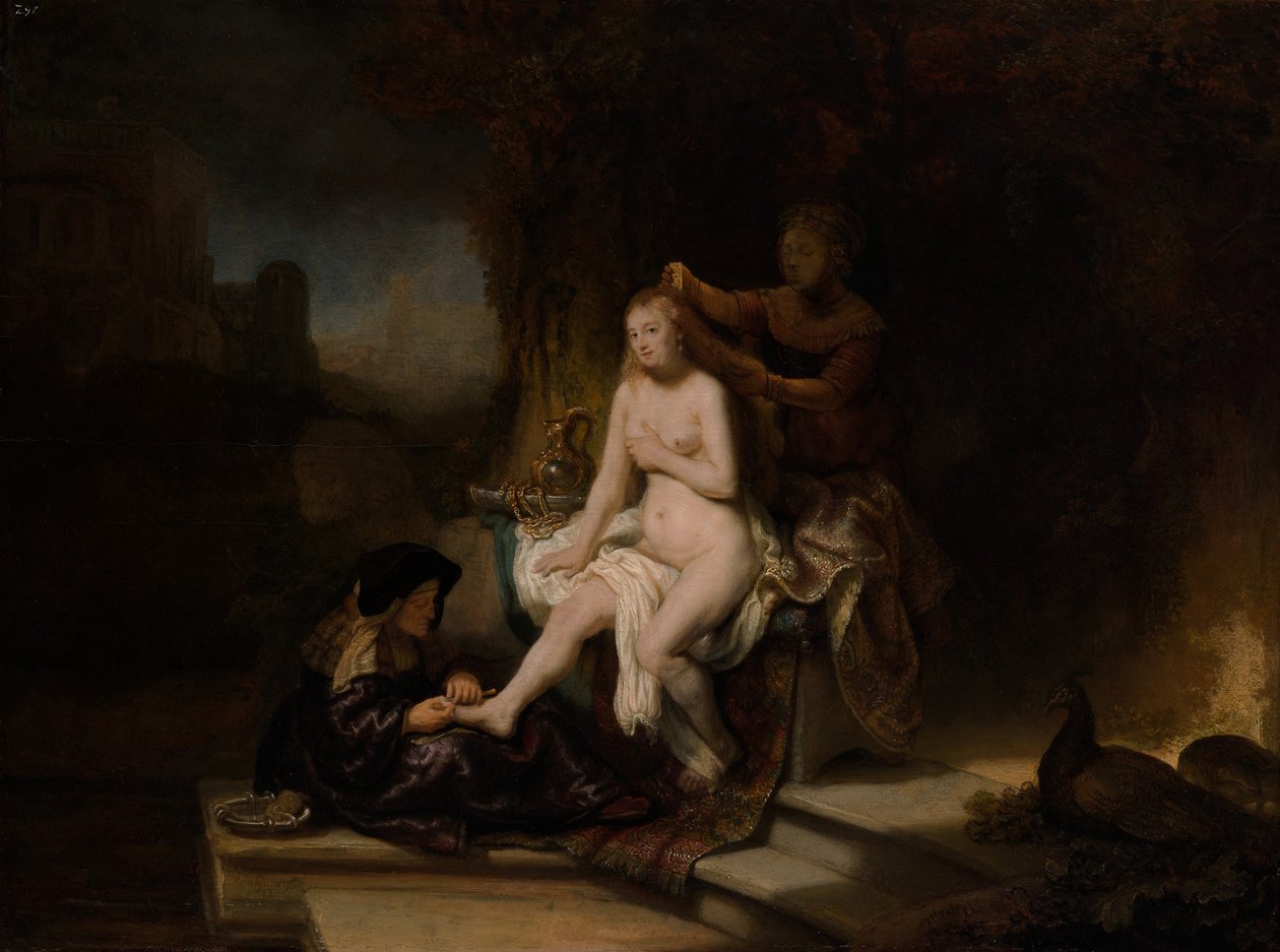 Toaleta v Batšebě od Rembrandt van Rijn