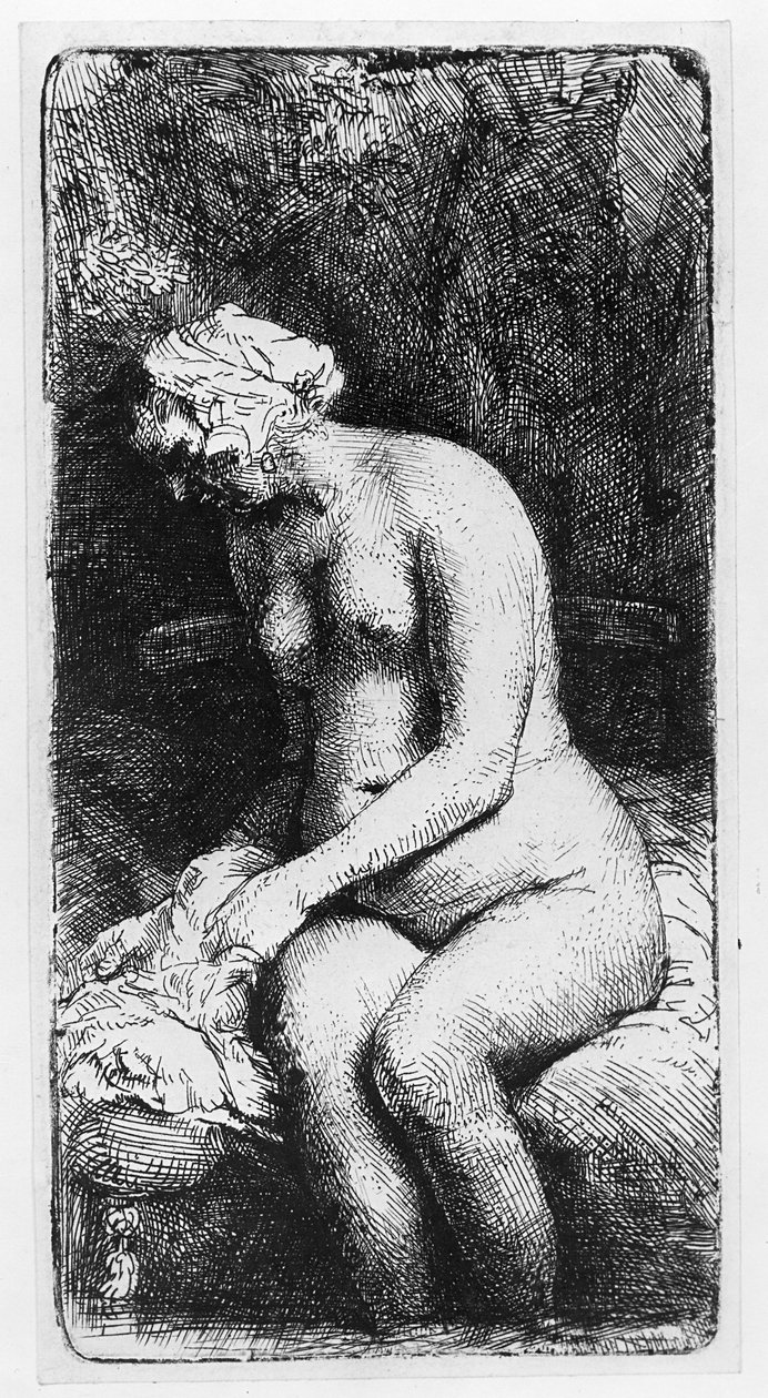 Žena koupání od Rembrandt van Rijn