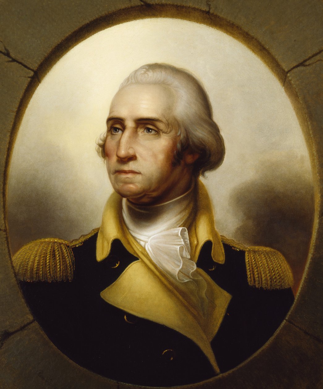 George Washington, kolem roku 1850 (olej na plátně) od Rembrandt Peale